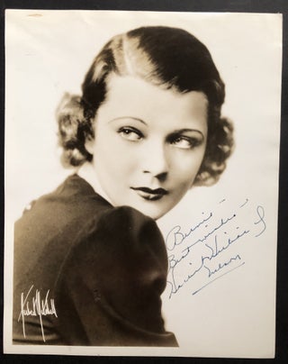 Item #H32721 Signed 1930s studio portrait of Harriet Hilliard Nelson. Harriet Nelson