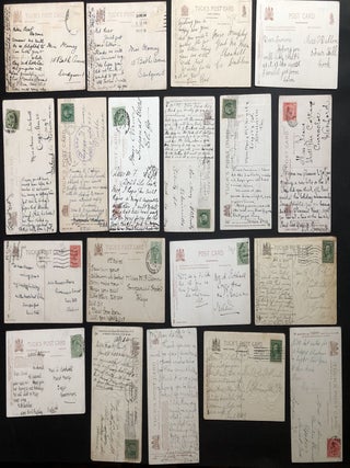 65 Tuck postcards from the 1900s: Thanksgiving, Easter, Christmas, Valentines, New Years, UK scenes, Cartoons, Beautiful Women, etc.