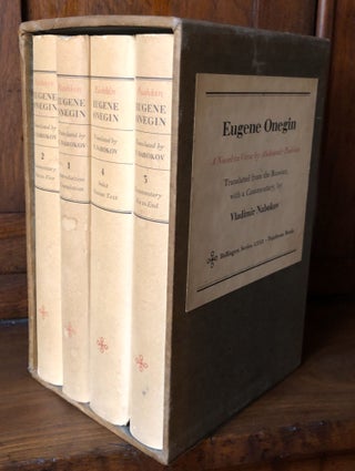 Item #H32761 Eugene Onegin, 4 volumes in dust jackets and slipcase. Aleksandr Pushkin, Vladimir...