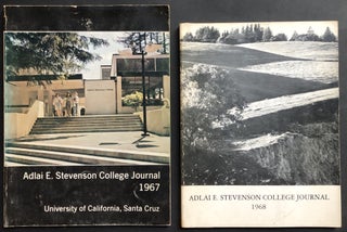 Item #H32763 Adlai E. Stevenson College Journal, Vols. 1 & 2, 1967, 1968; UC Santa Cruz. Adlai E....