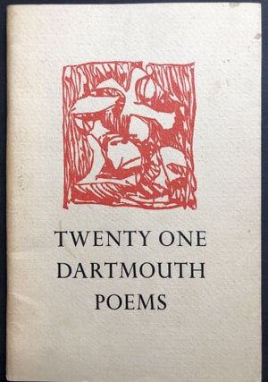 Item #H32767 Twenty One Dartmouth Poems. Richard Eberhart, ed