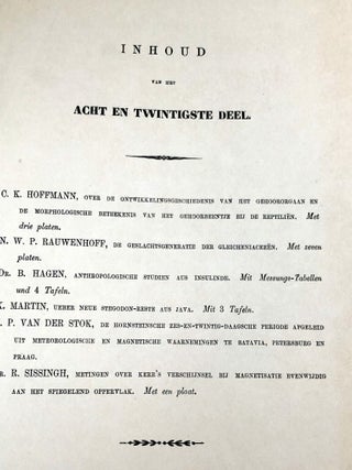 Verhandelingen der Koninklijke Akademie van Wetenschappen, Vol. 28, 1890