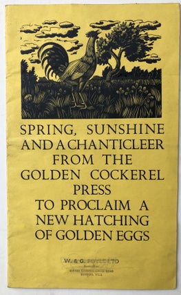 Item #H32983 1935 brochure for new publications: Spring, Sunshine and a Chanticleer. Golden...
