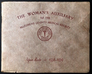 Item #H33118 1938-39 Yearbook, The Woman's Auxiliary to the Allegheny Medical Society