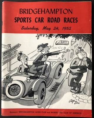 Item #H33126 Souvenir program for 1952 Bridgehampton Long Island Sports Car Road Races