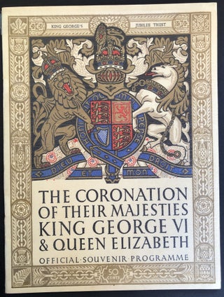 Large 1937 photo album documenting trip to Queen Elizabeth's coronation,