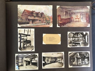 Large 1937 photo album documenting trip to Queen Elizabeth's coronation,