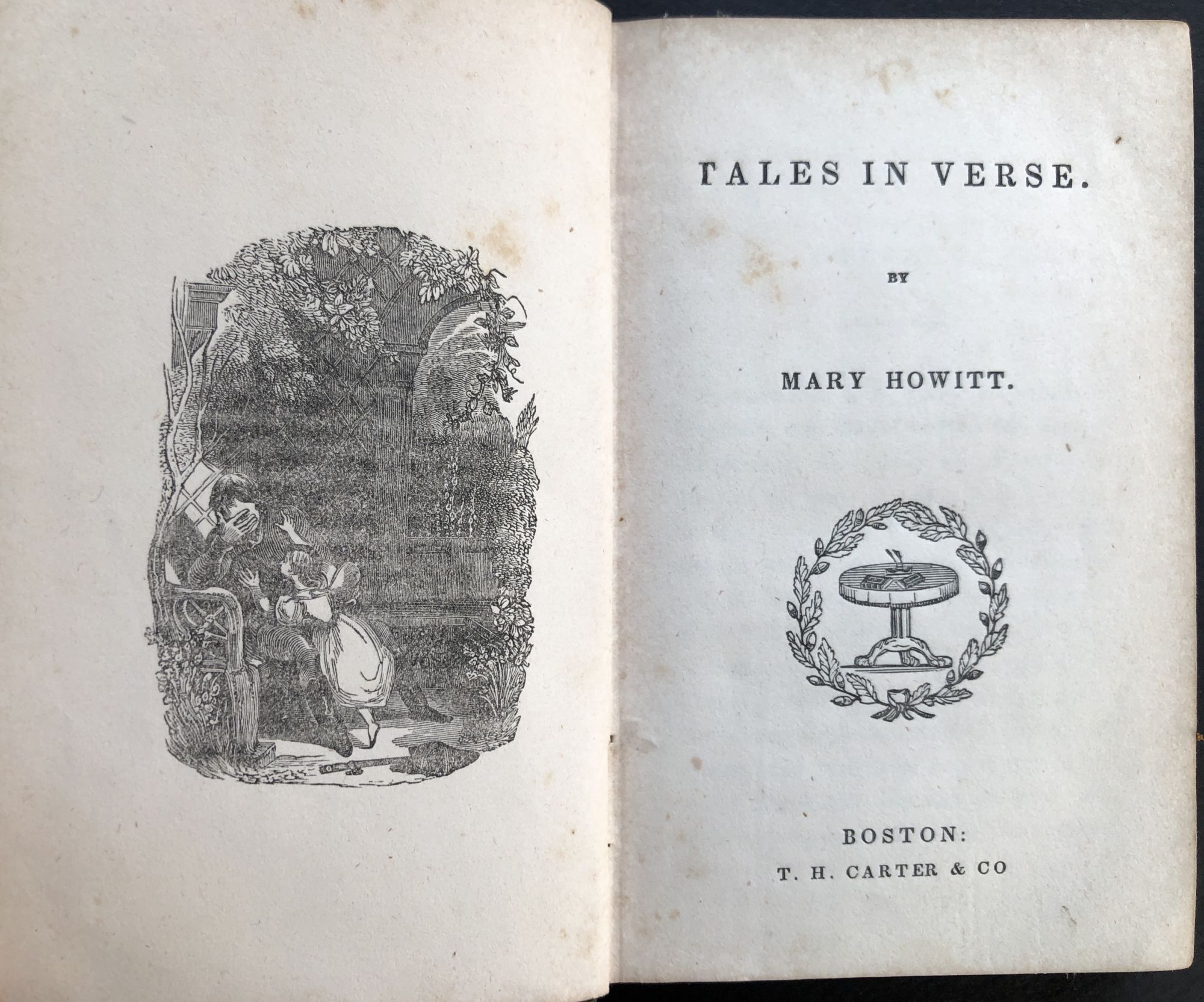 Verse Tale Example Tales in Verse | Mary Howitt
