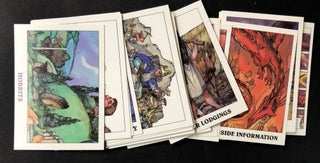 The Hobbit, Set of 36 Color Cards with original drawing of Smaug the Dragon, limited signed