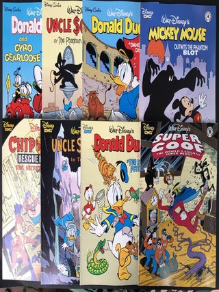 Item #H33225 Disney Comics Album Series 1-8: Donald Duck and Gyro Gearloose, Uncle Scrooge and...