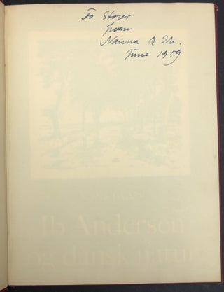 Ib Andersen og dansk natur -- with letters from Andersen (with drawings!)