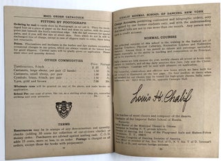 Ca. 1917 General Mail Order Catalog of the Chalif Normal School of Dancing