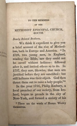 The Doctrines and Discipline of the Methodist Episcopal Church, South