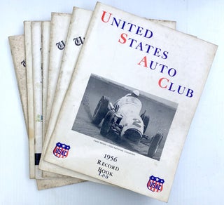 Item #H33413 United States Auto Club USAC Yearbook 1957, 1958, 1959, 1960, 1961 & 1956 Record...