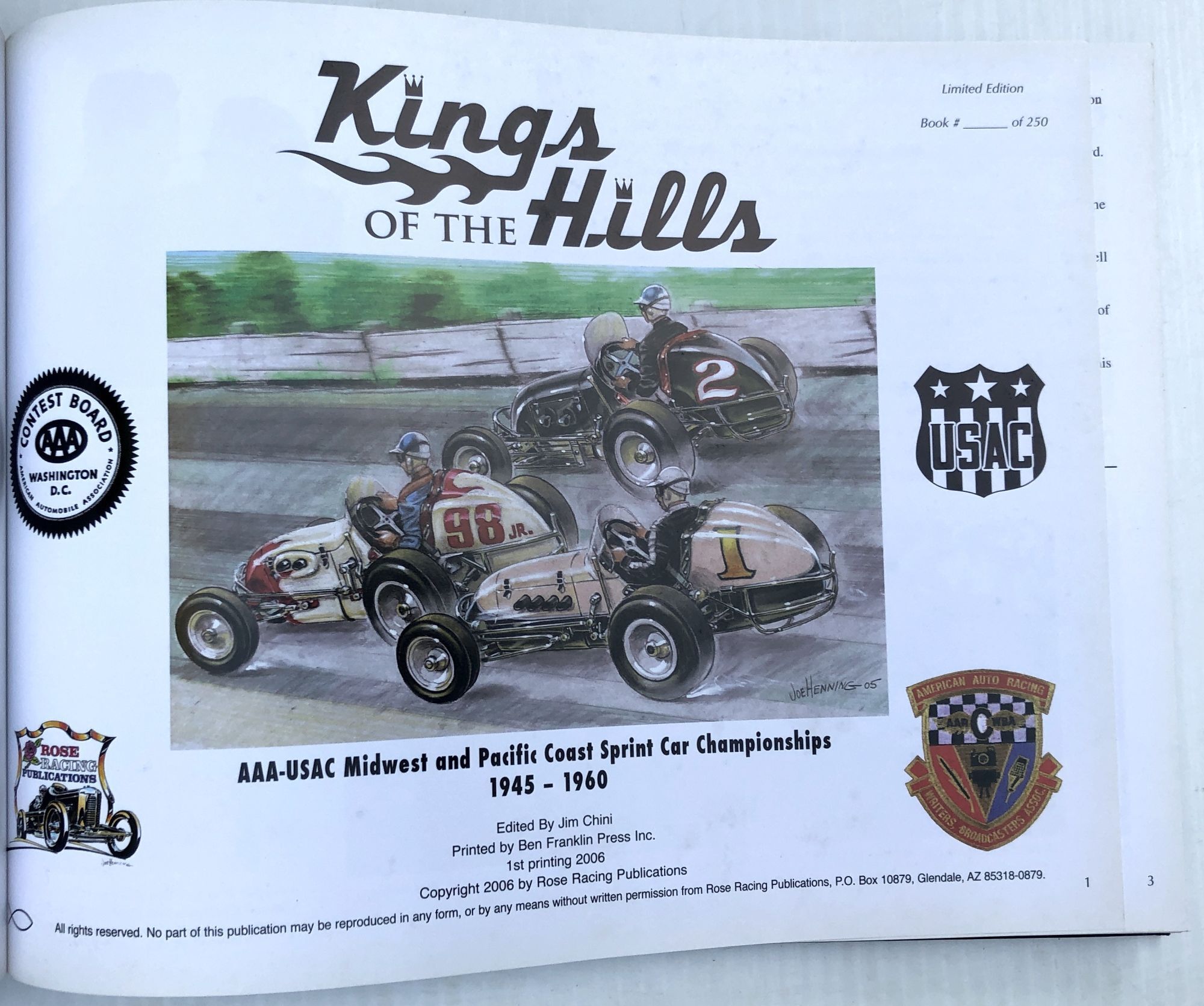 Kings of the Hills, AAA-USAC Midwest and Pacific Coast Sprint Car ...