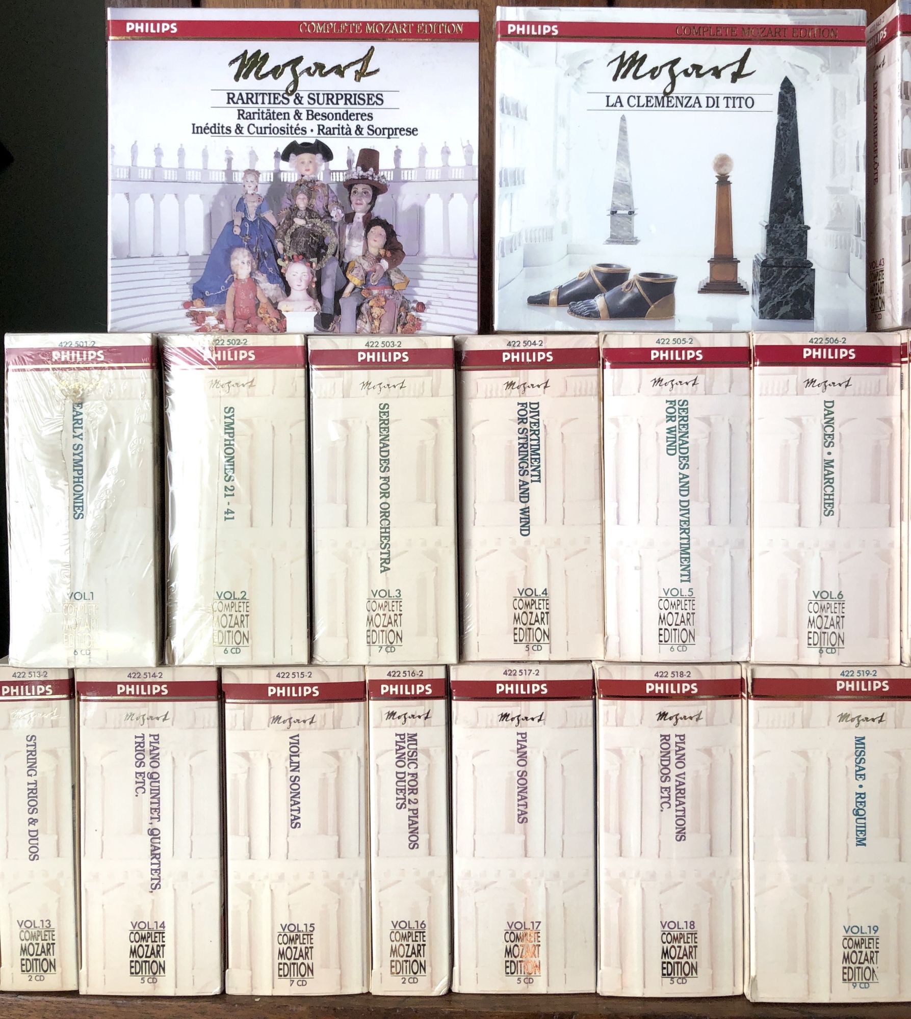 The Complete Mozart Edition, 45 volumes, 180 CDs, fine, some sealed by  Wolfgang Amadeus Mozart on Common Crow Books