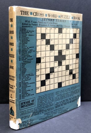 Item #H33520 The Cross World Puzzle Book, Second Series (1924) in dust jacket. Prosper Buranelli, ed