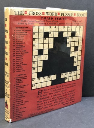 Item #H33521 The Cross World Puzzle Book, Third Series (1924) in dust jacket. Prosper Buranelli, ed