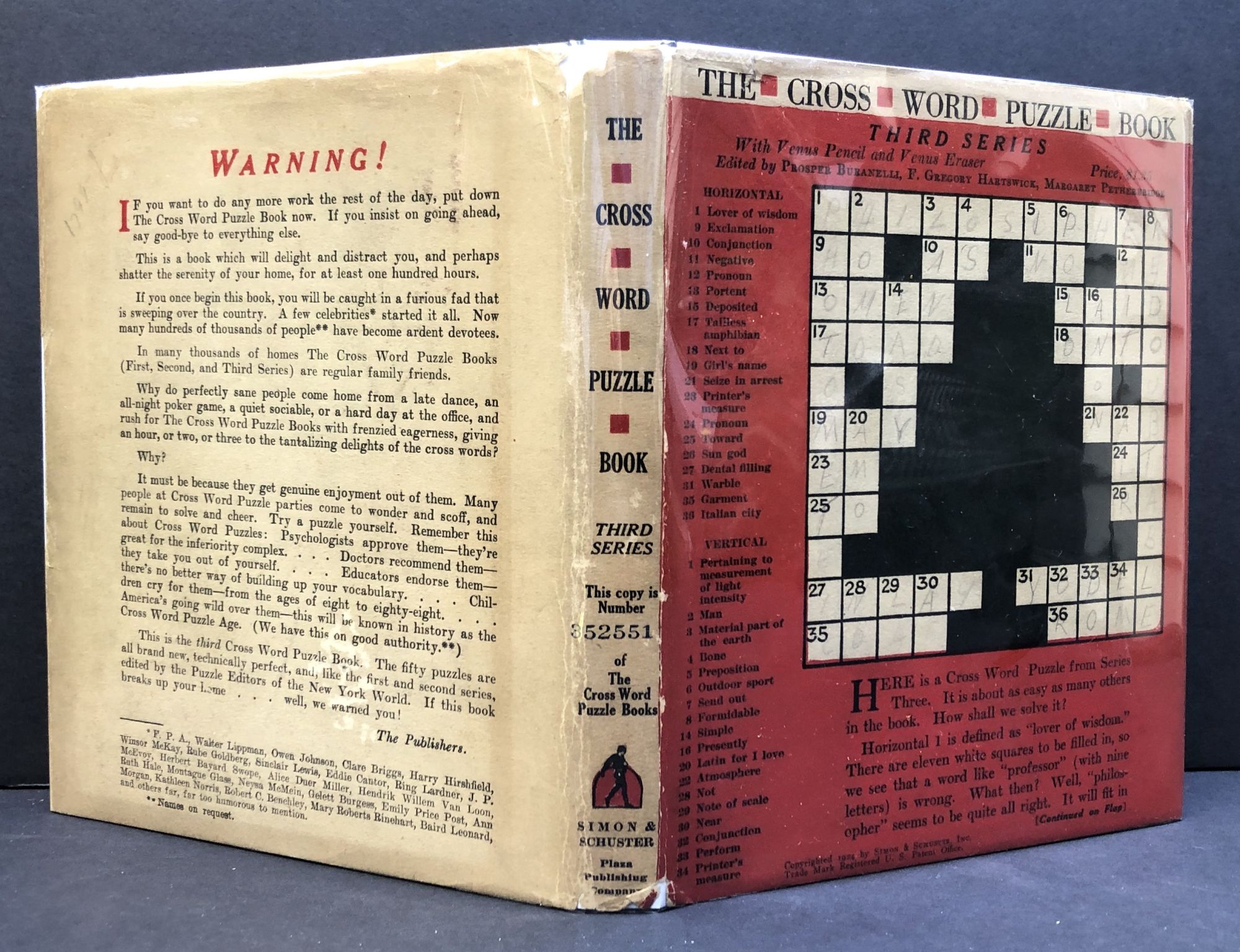 The cross word puzzle book: third series