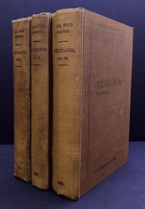 Item #H33526 Jugoslavia [Yugoslavia], 3 volumes (1944-1945), Geographical Handbook Series B.R....