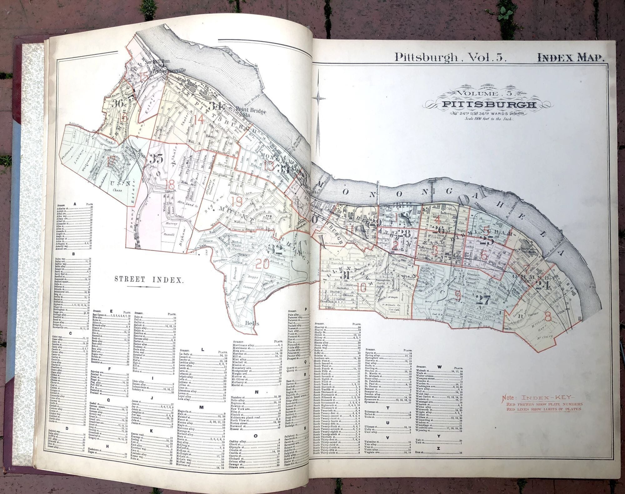 Allentown Pittsburgh Map 1000x509
