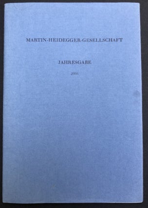 Item #H33928 Jahresgabe der Martin-Heidegger-Gesellschaft, 2001: Ein Brief an Friedrich Georg...
