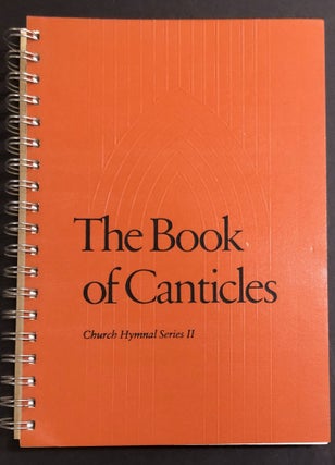 Item #H34003 The Book of Canticles (Church Hymnal Series II). Episcopal Church