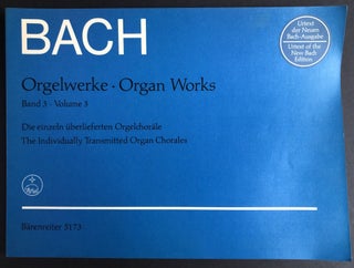 Item #H34091 Orgelwerke Band 3; Organ Works Volume 3: The Individually Transmitted Organ...