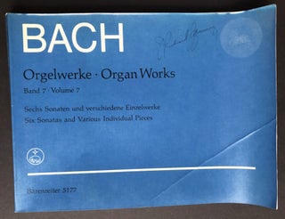 Item #H34093 Orgelwerke Band 7; Organ Works - Volume 7: Six Sonatas and Varoious Individual...