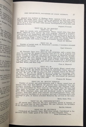 Journal of the Sixty-First Annual Convention of the Daughters of Union Veterans of the Civil War 1861-1865, Inc. DEPARTMENT OF OHIO. Akron, June 15, 16 and 17, 1950