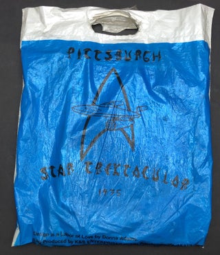 Item #H34279 1975 bag of Star Trek memorabilia from Pittsburgh Star Trektacular convention. Greg...