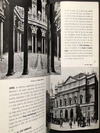 Group of 1934-1937 brochures, booklets, passenger lists, receipts, etc., for trip to Italy, Switzerland and Germany
