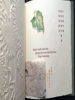 Singing of Fruit, Haiku Poems, with translations into Chinese and Japanese, one of 20 copies signed