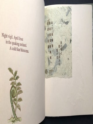 Singing of Fruit, Haiku Poems, with translations into Chinese and Japanese, one of 20 copies signed