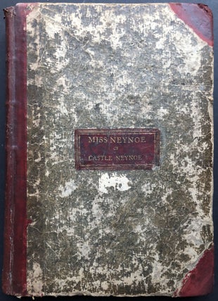 Item #H34422 Ca. 1790s-1810s large bound volume mainly Irish music & dances from Castle Neynoe,...