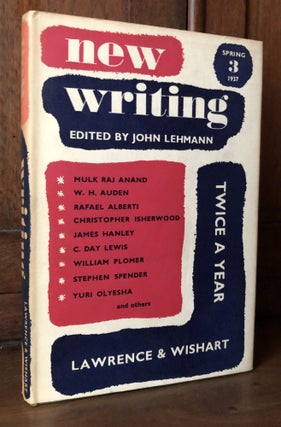 Item #H34442 New Writing III, Spring 1937. John Lehmann, Spender, Isherwood, ed. W. H. Auden