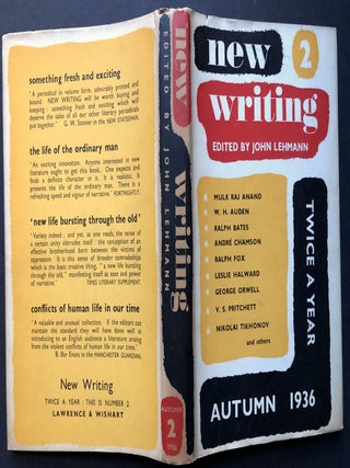 New Writing II, Autumn 1936, first appearance of "Shooting an Elephant" by Orwell