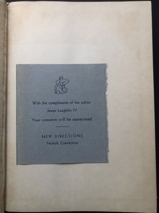 New Directions in Prose & Poetry, 1939