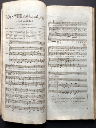 Bound volume of 1780s-1800s music, many Irish imprints