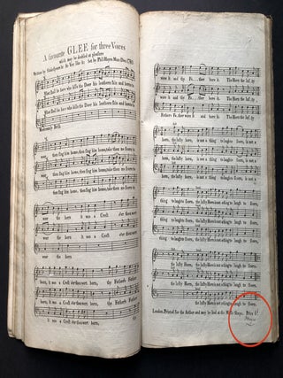 Bound volume of 1780s-1800s music, many Irish imprints