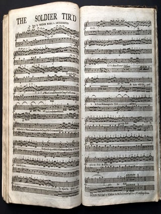 Bound volume of 1780s-1800s music, many Irish imprints
