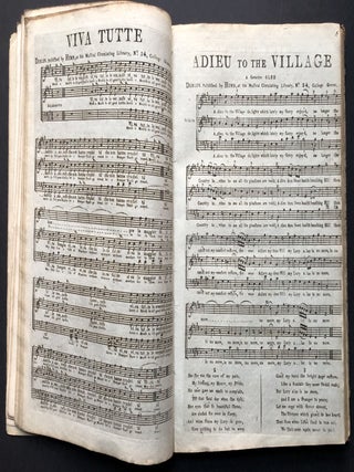 Bound volume of 1780s-1800s music, many Irish imprints