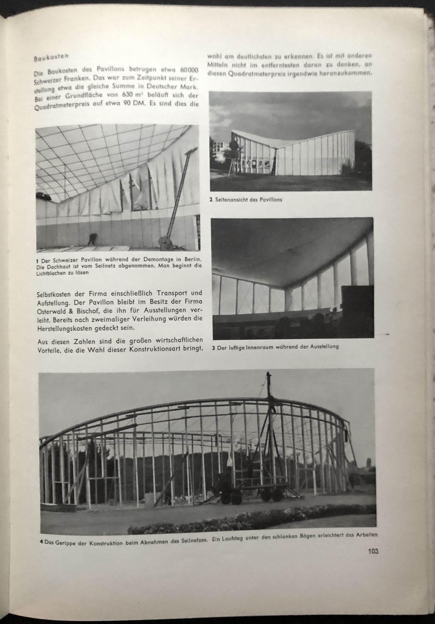 Das hängende Dach. Gestalt und Struktur German book on modern roof ...