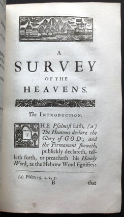 Astro-Theology: Or a Demonstration of the Being and Attributes of God, From a Survey of the Heavens