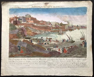 4 Vues D'Optique of Marseille, ca. 1780
