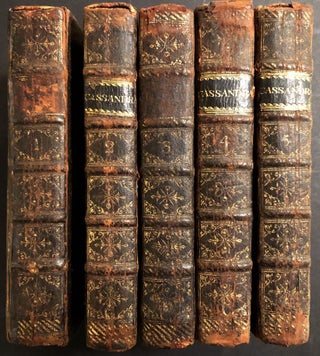 Item #H34724 Cassandra, A Romance, 5 volumes (1737). seigneur de la Calprenède Gauthier de...