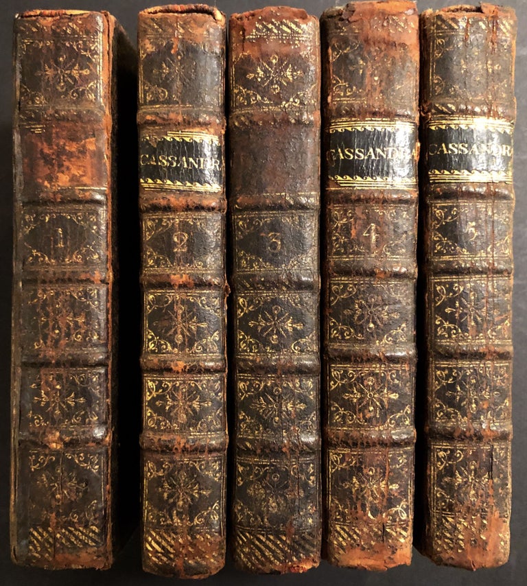 Item #H34724 Cassandra, A Romance, 5 volumes (1737). seigneur de la Calprenède Gauthier de Costes, trans Charles Cotterell.