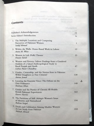 Pakistani Women: Multiple Locations and Competing Narratives