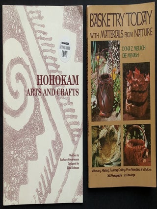 16 books on American & Native American baskets, basketry, crafts, antiques: see description for titles
