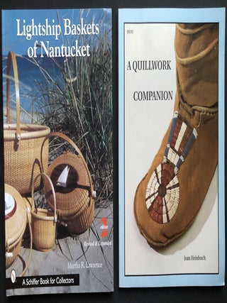 16 books on American & Native American baskets, basketry, crafts, antiques: see description for titles